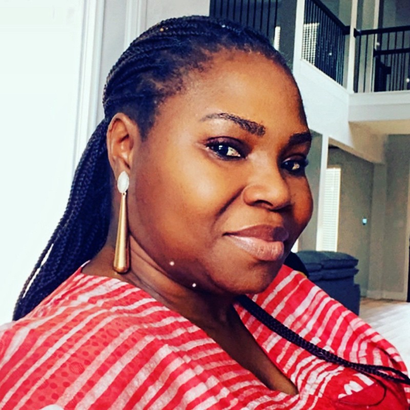 [headshot] image of satisfied student using a laptop